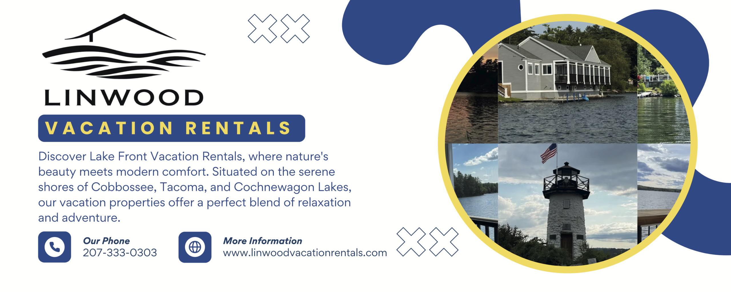 Linwood Vacation Rentals banner design