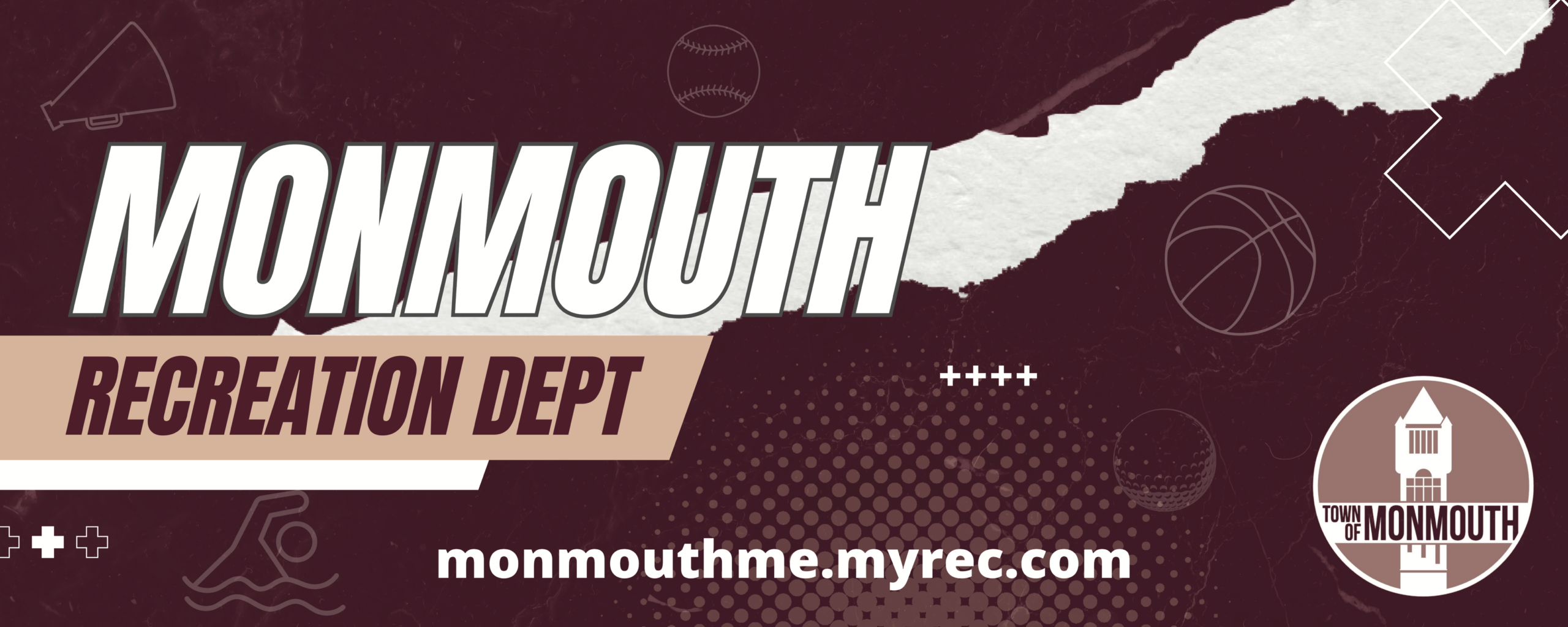 Recreation department banner design